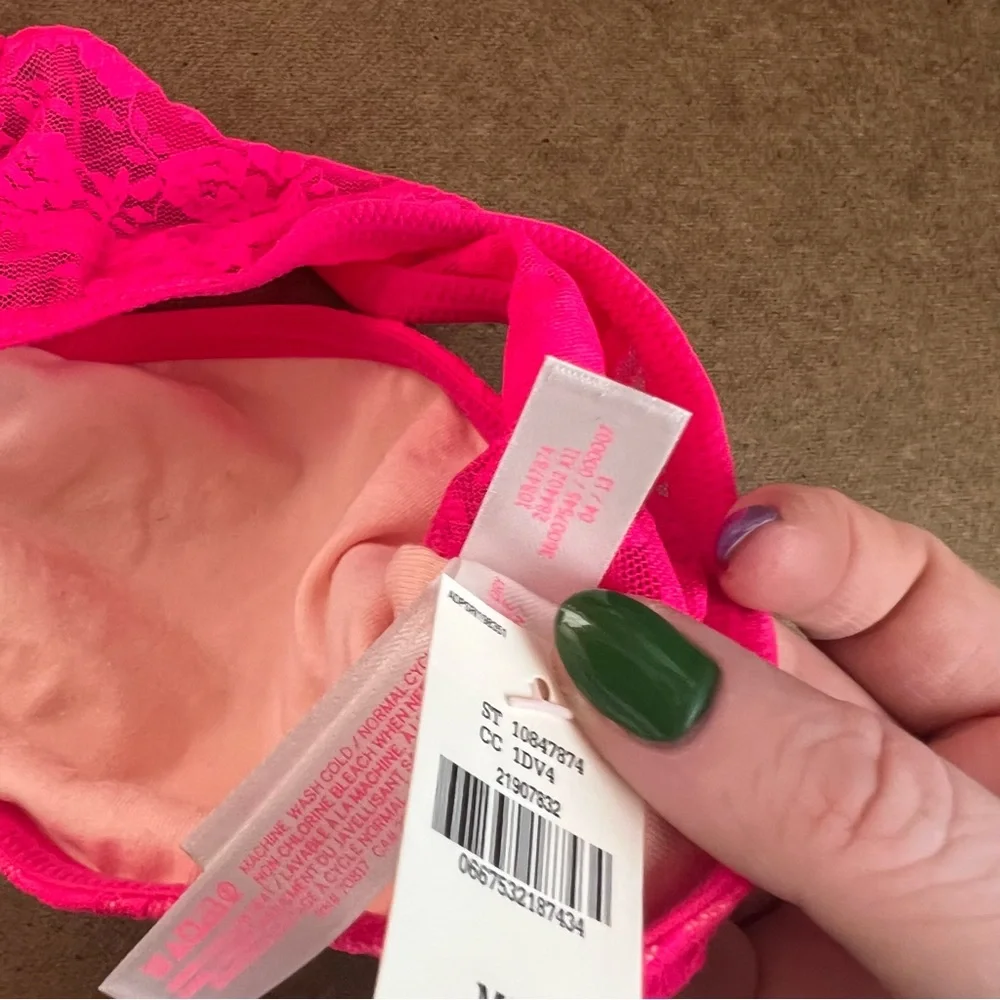 Victoria’s Secret PINK Lace Bandeau, size Medium NWT